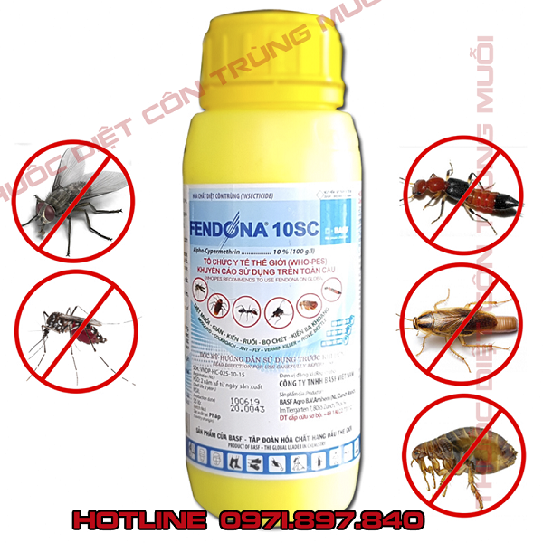 Thuốc diệt côn trùng muỗi Fendona 10 SC